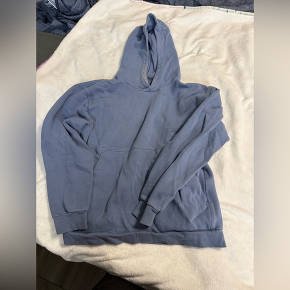 Lululemon Blue Hooded Sweatshirt - Picture 1 of 2